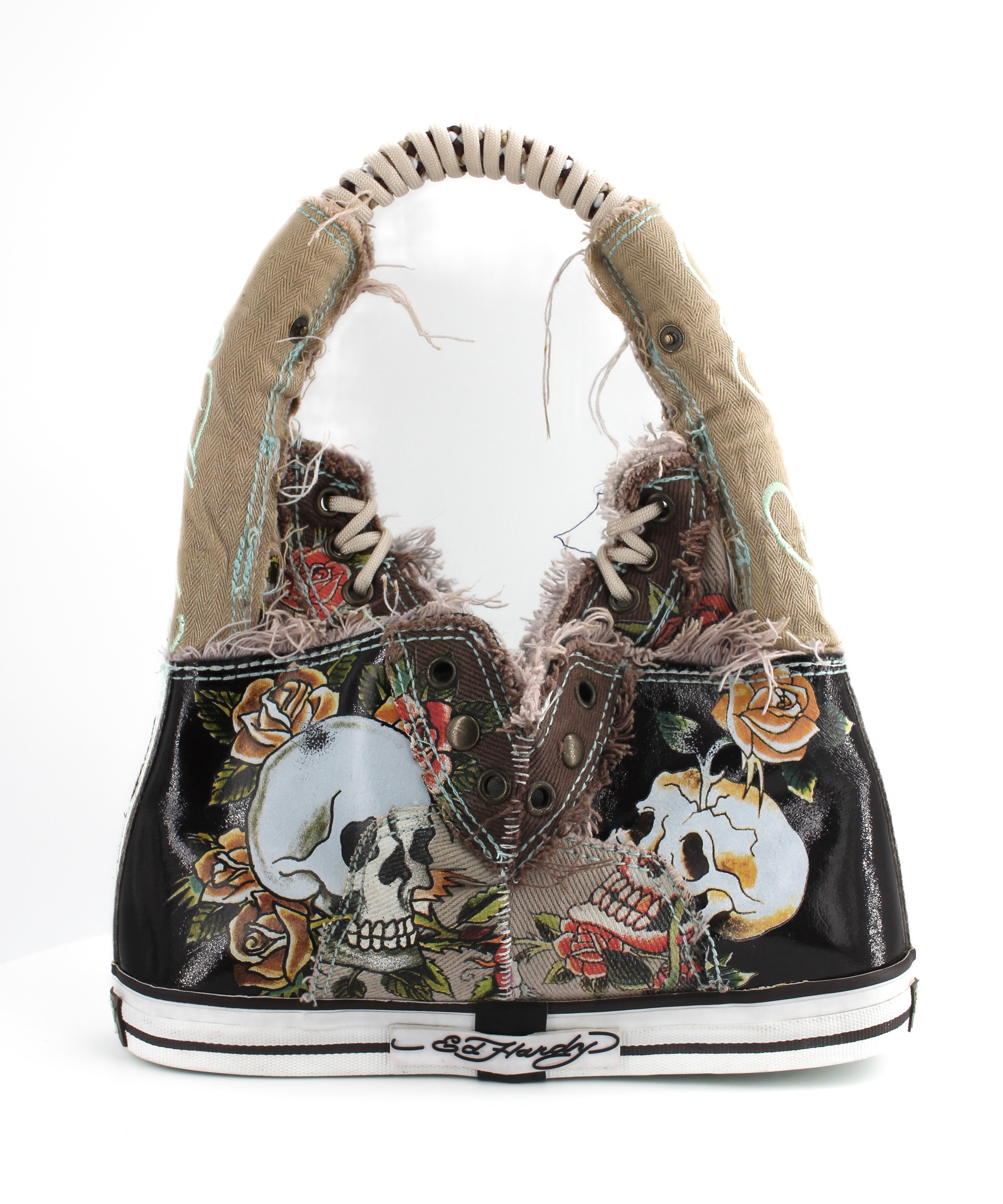 USED AUTHENTIC ED HARDY WEEKEND BAG, MINT CONDITION, SOME STAINS INSIDE OF  THE BAG, FAST DEAL “$80.00” NEGOTIABLE, Women's Fashion, Bags & Wallets, Tote  Bags on Carousell